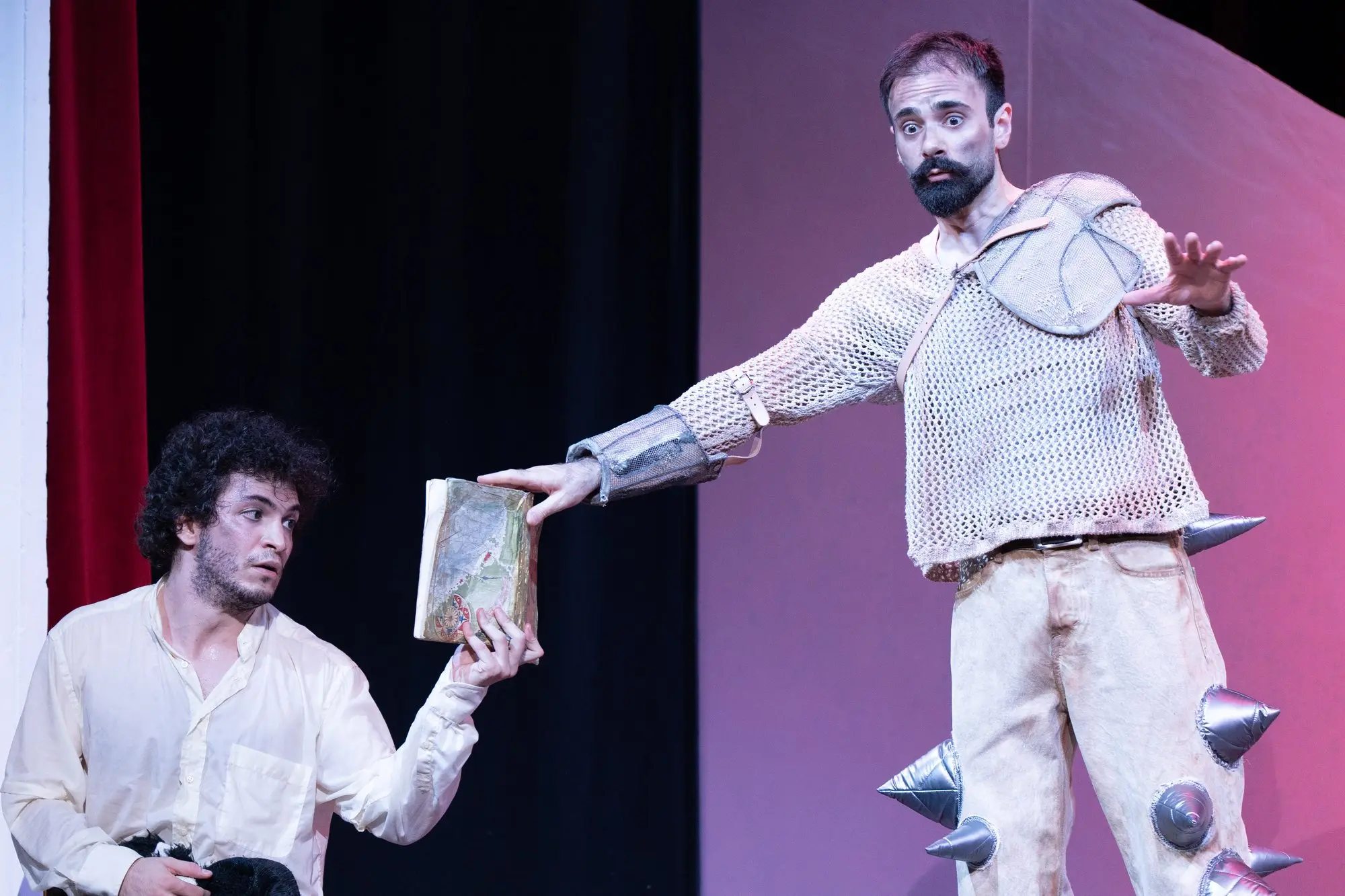 Baritone Biran Özgür Sariyer as Sancio in Don Chisciotte della Mancia